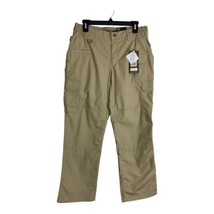 5.11 Womens Pants Adult Size 12 Khaki Pockets Elastic Waist Inserts NEW - $41.69