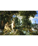 La Tentacion by Peter Paul Rubens and Jan Brueghels Old Masters 11x17 Print - £23.66 GBP