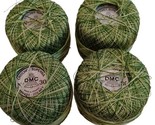 DMC No 30 225 yd Crochet Thread Superba Green 92 - 4 count - $31.63