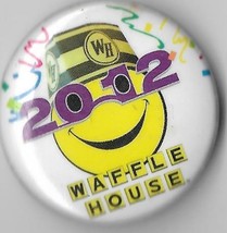 Waffle House button  &quot; 2012 waffle house &quot; measuring ca. 1 1/2&quot; - $4.50