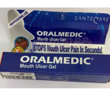 Oralmedic Mouth Ulcer Gel 1 Treatment Fast Pain Relief Made in USA 2 Pack - $25.00