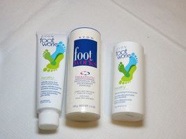 Avon Lot of 3: Foot Works Healthy arthritis cream antifungle deoderizing... - $15.43