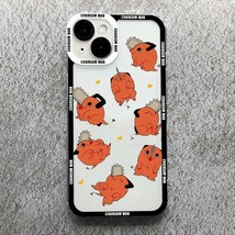 Anime Chainsaw Man Phone Case for iPhone 11 12 13 14 Pro Max Mini 7 8 Plus SE XS - £6.99 GBP