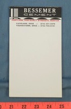 Vintage Bessemer Cement Cleveland Ohio Dq Notepad Book Notebook-
show or... - £22.58 GBP