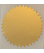 Dull Gold Foil Notary &amp; Certificate Seals, 2 Inch Burst, Roll of 100 Seals - €12,75 EUR