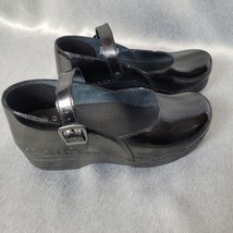 Dansko Black Patent Leather Mary Jane Shoes Women&#39;s Size EU 38 US 7.5 St... - £34.28 GBP