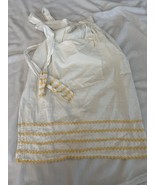 Half Apron  w/Pocket Yellow VTG 1950’s - $17.99 CAD