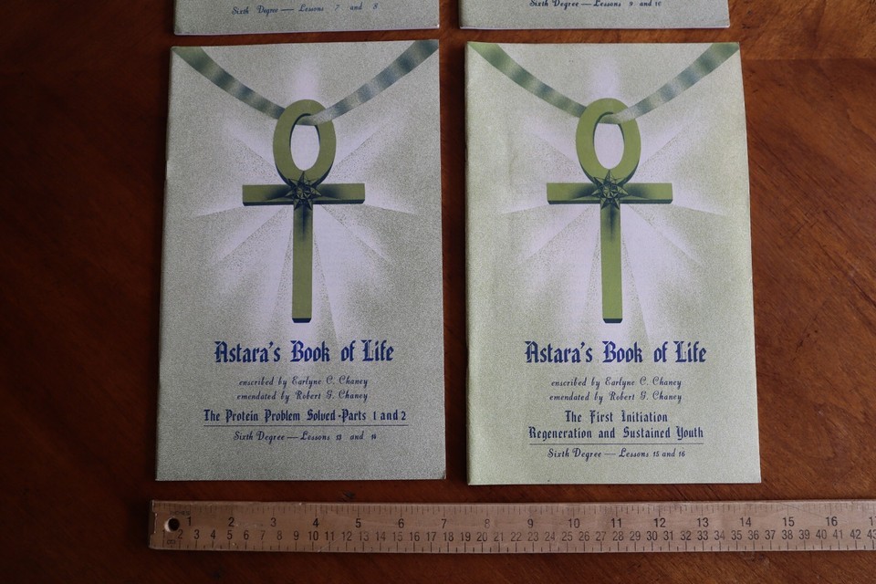 4x Astara's Book of Life 6th Degree Lessons 7 8 9 10 13 14 15 16 School 1979/80 Item image 3
