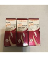 3X SALLY HANSEN GEL NAIL POLISH - Salon Quality Up To 2 Weeks #230 Wine Not - $257.00 MXN