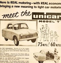 1957 Opperman Unicar Model T Euro Import Advertisement Autocar Automobil... - £24.54 GBP