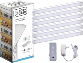 Use The Black+Deckerry Alexa Smart Under Cabinet Lighting Kit With 6&quot; Wh... - £79.73 GBP