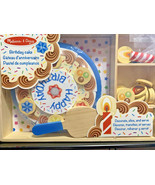 Melissa &amp; Doug Wooden Birthday Cake Set New Toy play Set Socialization E... - £27.12 GBP