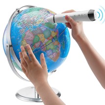 VEVOR Talking World Globe, 9 in/228.6 mm, Interactive Globe for Kids Early Learn - $125.99