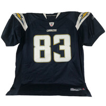 NWT San Diego Chargers Jersey Vincent Jackson #83 By Reebok Onfield Size 54 - £42.52 GBP