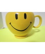  Teleflora Smiley Mug  Yellow 20 oz Oversized Coffee Cup Planter Gift Mug - £11.84 GBP