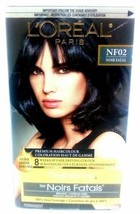 L&#39;Oreal Paris Superior Preference Hair Color NF02 Noir Fatal Permanent 8 Weeks - £4.64 GBP