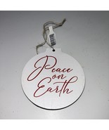 (6) PEACE ON EARTH Christmas Ornament by P. GRAHAM DUNN - $1.99
