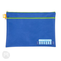 Micador Name Pencil Case with Twin Zip (375x264mm) - DrkBlue - £27.45 GBP