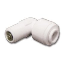 Fixed Elbow 1/8&quot; MPT x 1/4&quot; Quick Connect Check Valve RO Reverse Osmosis - $239.14 MXN