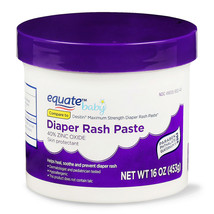 Equate Baby Diaper Rash Paste with 40% Zinc Oxide, 16 oz..+ - £23.72 GBP