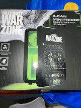 Call Of Duty War Zone Logo 6 Can Mini Fridge COD Game Room NEW - $52.58