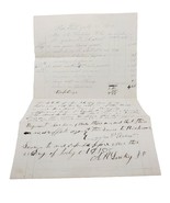 Newport, Ohio Shelby County July 22nd 1878 Probate Court Document - $13.58 CAD