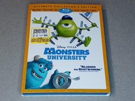 Monsters University (Blu-ray 3D, Blu-ray Disc, DVD, new and sealed, slipcover) - $18.00