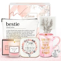 Best Friend Birthday Gift Basket For Women - Unique Friendship Gifts For Bestie, - £37.95 GBP