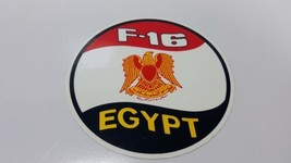 F-16 Egypt Egyptian Air Force 4” Round Vinyl Sticker - $5.59