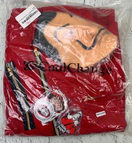 Primary image for Red Jumpsuit Halloween Costume for Adults Includes Mask Medium Robber