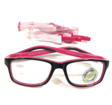 NanoVista Kids Eyeglasses Frames mod. CREW 3.0 Hingeless Black Pink 46-14-133 - $55.91
