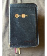 Vtg Holy Bible Red Letter Master Art Edition King James Leather 1913 Thu... - £32.53 GBP