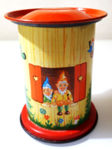 ELF HOUSE MONEYBOX ✱ VTG Rare Child´s Piggy Bank Tin Toy Western Germany... - £41.11 GBP