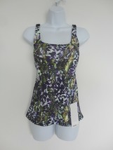 Nwt Lululemon Fswm Floral White Multi 4 Way Stretch Amala Tank Top 4 Hot - £34.88 GBP