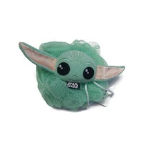 Star Wars Grogu Child Bath Pouf Unisex Kids Shower Body Scrubber Green A... - $3.47