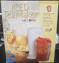 Mr Coffee 3 Quart Iced Tea Maker TM20B Red VTG 2003 Old Stock Extra Brew... - €85,08 EUR