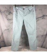 ANN TAYLOR LOFT  Skinny Crop MINT GREEN JEAN PANT - SIZE 30/10 - $265.33 MXN