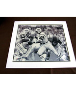 JOE NAMATH EMERSON BOOZER 1969 SBC NY JETS SIGNED AUTO 16X20 B&amp;W PHOTO S... - £316.44 GBP