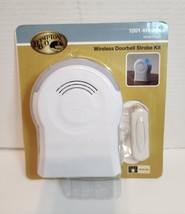 Hampton Bay Wireless Doorbell LED Strobe Kit White Finish - 1001 411 364 - READ - £10.70 GBP