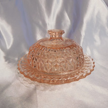 Pink Glass Covered Dish # 21284 - $36.58