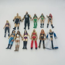 WWE Mattel Action Wrestlers Figurines Male and Female Lot of 12 Pieces 7in - £157.11 GBP