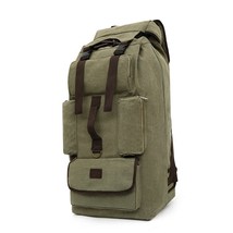 100 Liters Thickened Canvas Backpack Leisure Travel Men&#39;s Large Capacity Mountai - £125.03 GBP