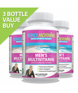 Mega Mens Multivitamin Capsules Energy Supplement For Energy &amp; Nutrition - £44.26 GBP