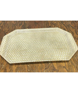 Vintage fiberglass plastic vanity tray toteline brand - $24.70