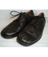 Florsheim Comfortech Black Leather Oxford Shoes 14 Lace Up Dot Matrix Sy... - $82.22 CAD