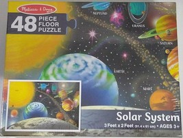 Melissa &amp; Doug Solar System Floor Puzzle 48 Jumbo pieces 2 ft x 3 ft Sealed - £9.70 GBP