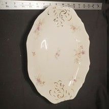 Vintage Royal Semi Porcelain Johnson Brothers England 13 3/4&quot; Platter Pink Flrs - £17.09 GBP