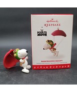 Snoopy Peanuts Hallmark Paratrooper Snoopy Flying Ace Movie Christmas Or... - $11.87