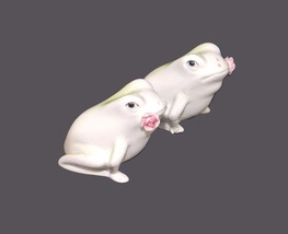 Mid-century frogs with roses salt and pepper shaker set made in Japan. F... - £31.17 GBP