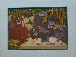 VINTAGE Walt Disney&#39;s ~ TARZAN ~ 11&quot; x 14&quot; Matted Lithograph ~ 8&quot; x 11&quot; ... - $28.05